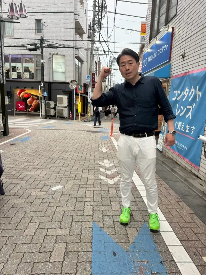 街頭1000本ノックの活動写真（6月2日 午後・高井戸・久我山・浜田山周辺）