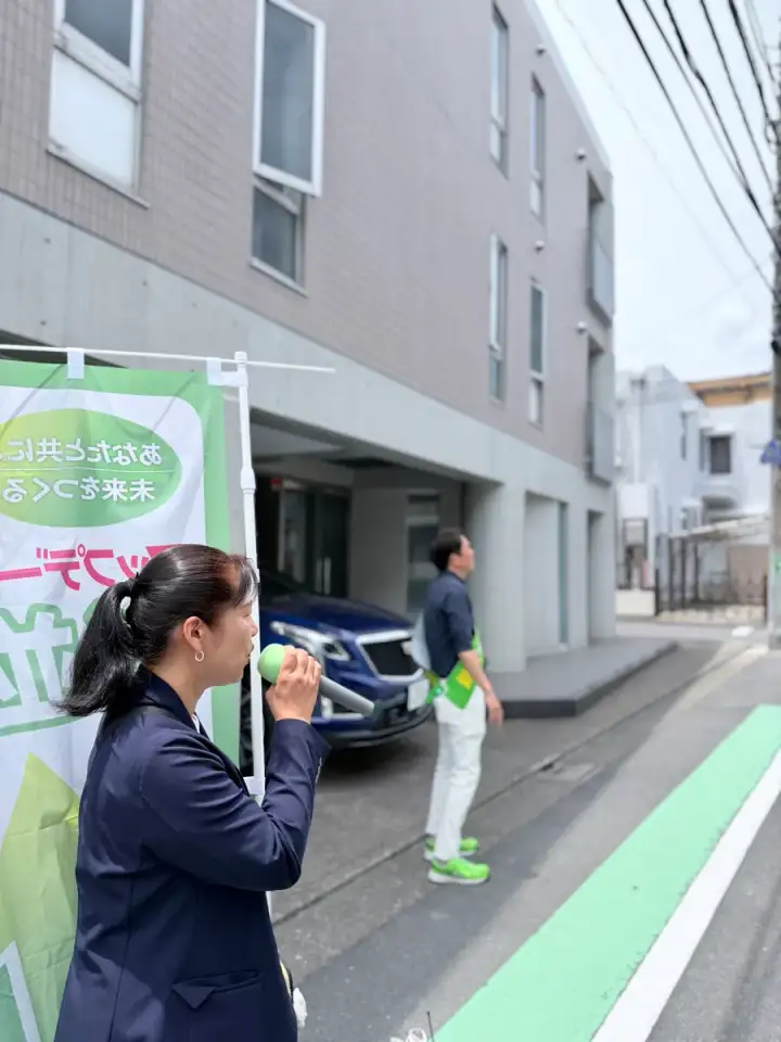 街頭1000本ノックの活動写真（6月16日 午前・高円寺・和田・堀ノ内周辺）