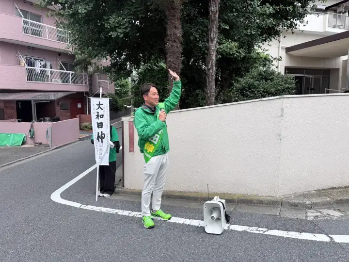 街頭1000本ノックの活動写真（6月23日 昼・荻窪・天沼・清水周辺）