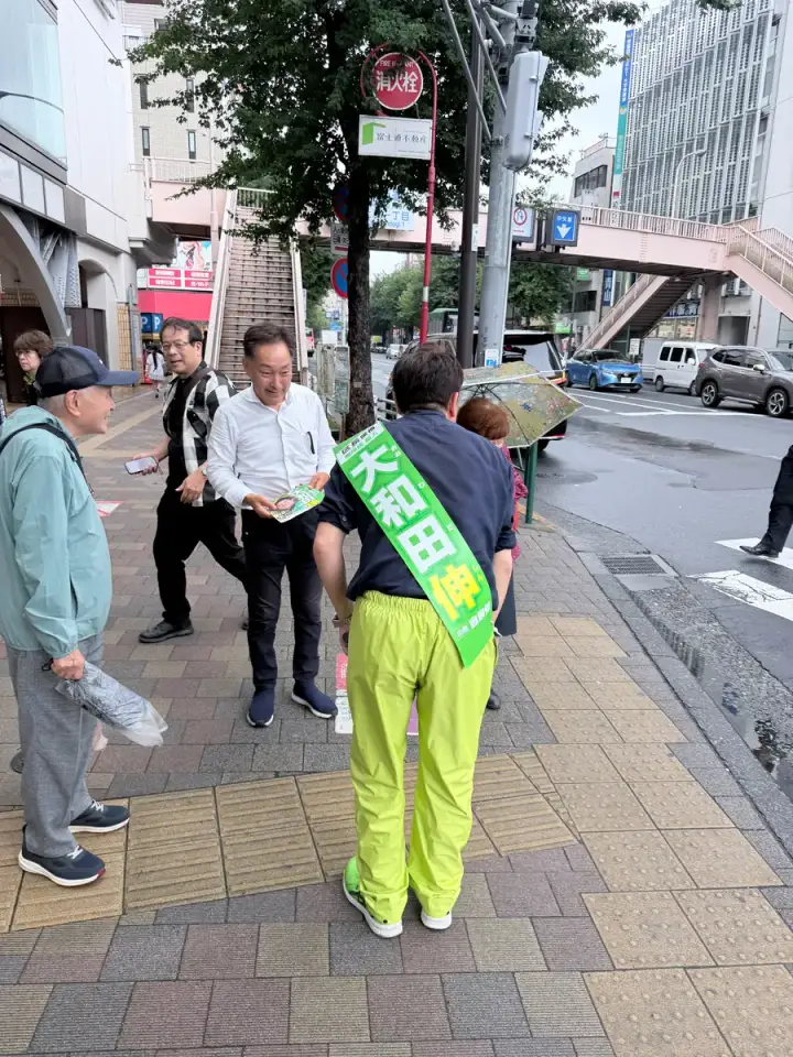 街頭1000本ノックの活動写真（6月26日 午後・荻窪・天沼・清水周辺）