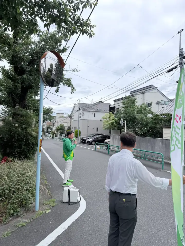 街頭1000本ノックの活動写真（6月4日 午前・荻窪・天沼・清水周辺）