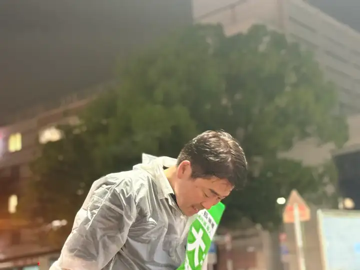 街頭1000本ノックの活動写真（6月26日 夜・阿佐谷・成田周辺）