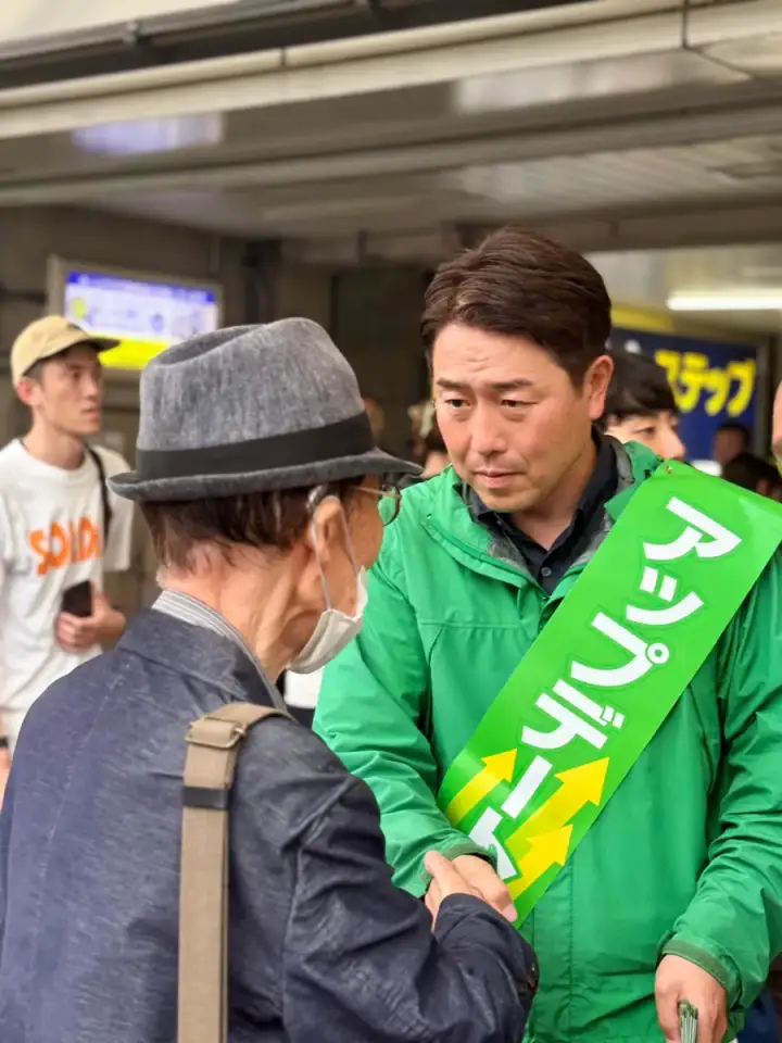 街頭1000本ノックの活動写真（6月20日 昼・荻窪・天沼・清水周辺）