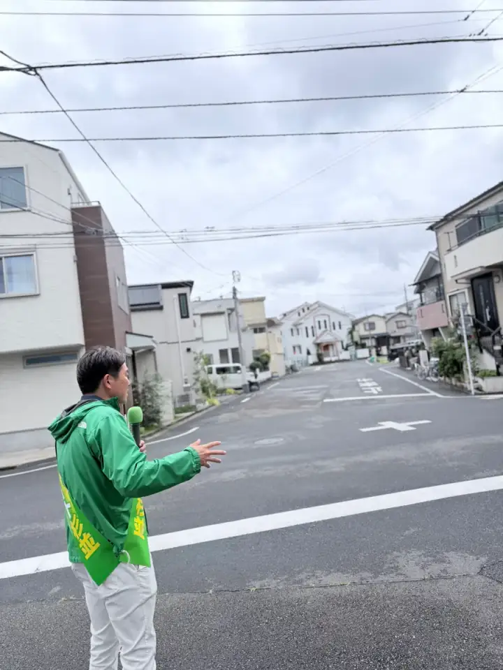 街頭1000本ノックの活動写真（6月9日 午前・荻窪・天沼・清水周辺）