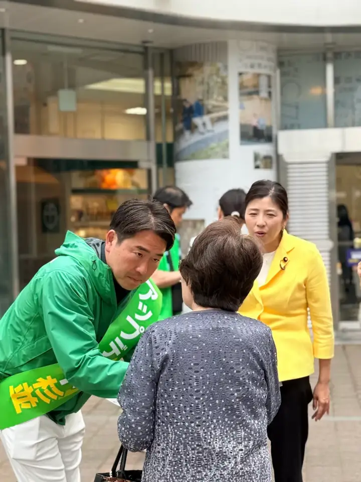 街頭1000本ノックの活動写真（6月5日 昼・荻窪・天沼・清水周辺）