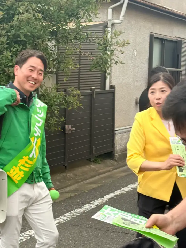 街頭1000本ノックの活動写真（6月7日 午後・西荻・善福寺・桃井周辺）