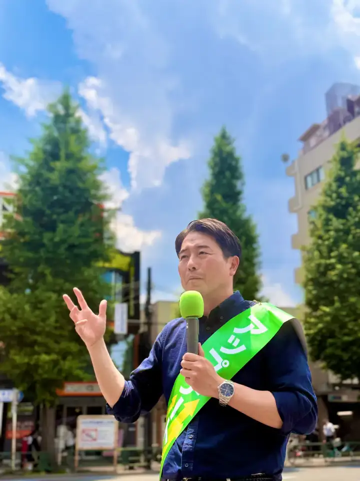 街頭1000本ノックの活動写真（6月12日 昼・阿佐谷・成田周辺）