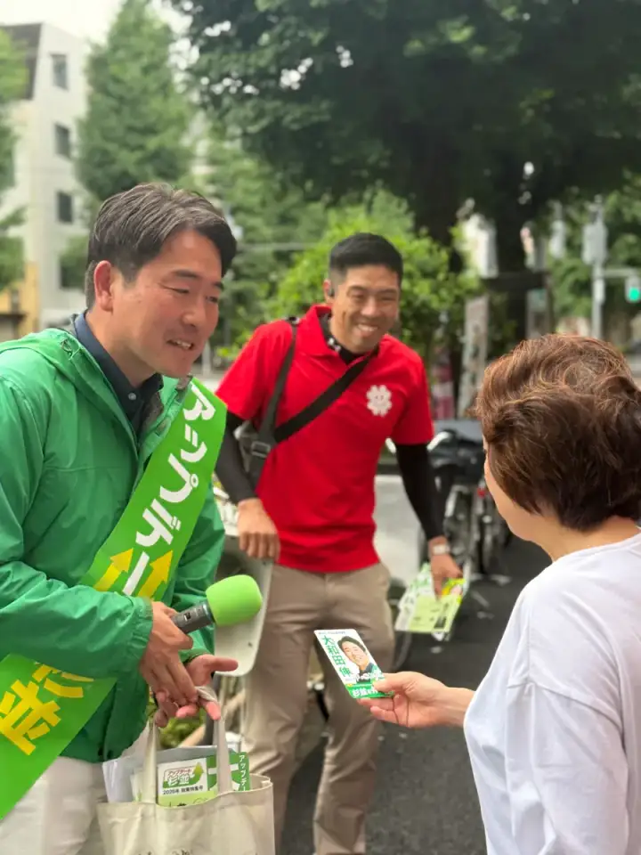 街頭1000本ノックの活動写真（6月9日 昼・阿佐谷・成田周辺）