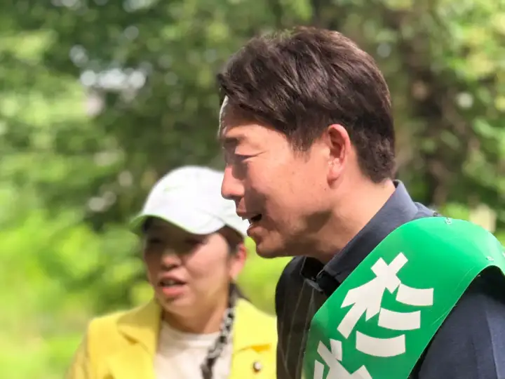 街頭1000本ノックの活動写真（6月17日 午後・高井戸・久我山・浜田山周辺）