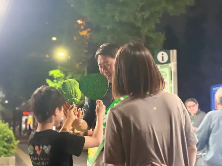 街頭1000本ノックの活動写真（6月22日 夜・高円寺・和田・堀ノ内周辺）
