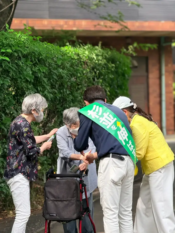 街頭1000本ノックの活動写真（6月17日 午後・高井戸・久我山・浜田山周辺）