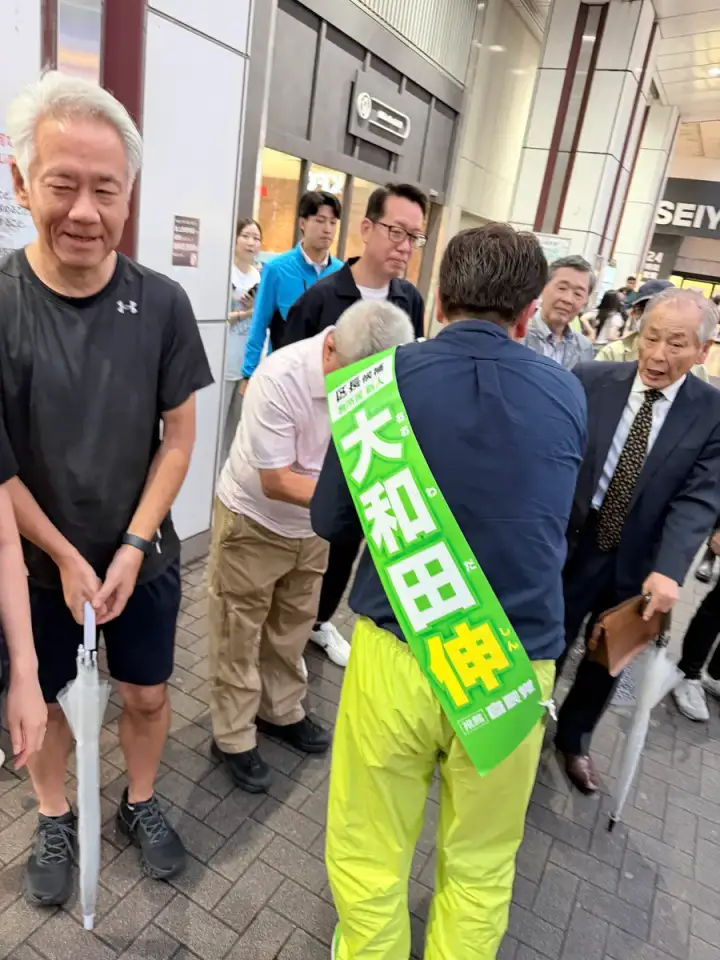街頭1000本ノックの活動写真（6月27日 夕方・西荻・善福寺・桃井周辺）