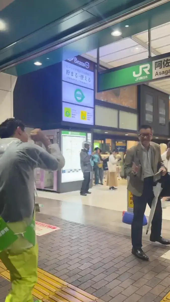 街頭1000本ノックの活動写真（6月26日 夜・阿佐谷・成田周辺）