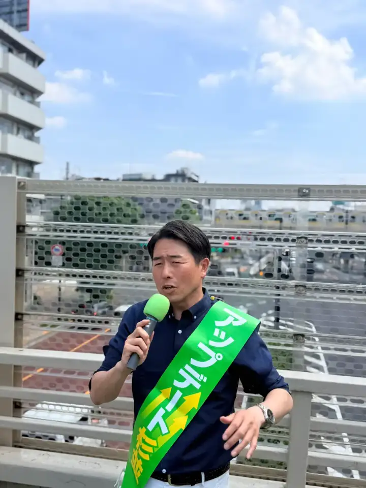 街頭1000本ノックの活動写真（6月13日 昼・高円寺・和田・堀ノ内周辺）