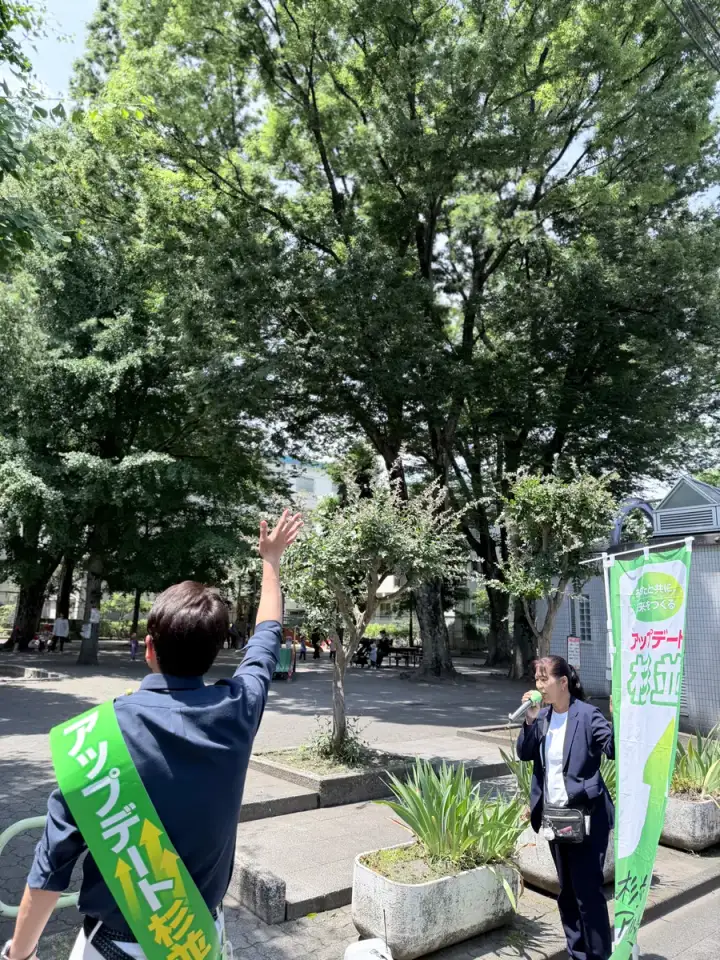 街頭1000本ノックの活動写真（6月16日 午前・高円寺・和田・堀ノ内周辺）