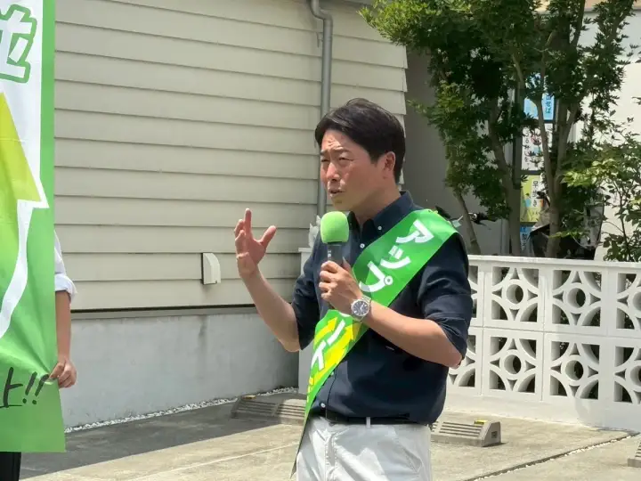 街頭1000本ノックの活動写真（6月19日 午前・井草・上井草・下井草周辺）