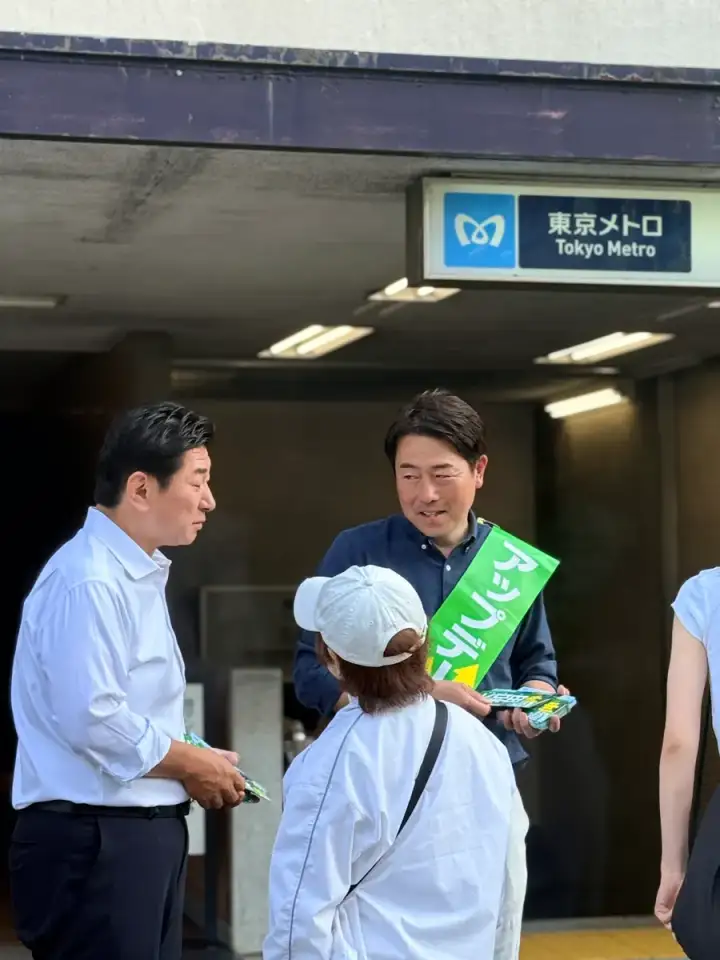 街頭1000本ノックの活動写真（6月19日 朝・高円寺・和田・堀ノ内周辺）