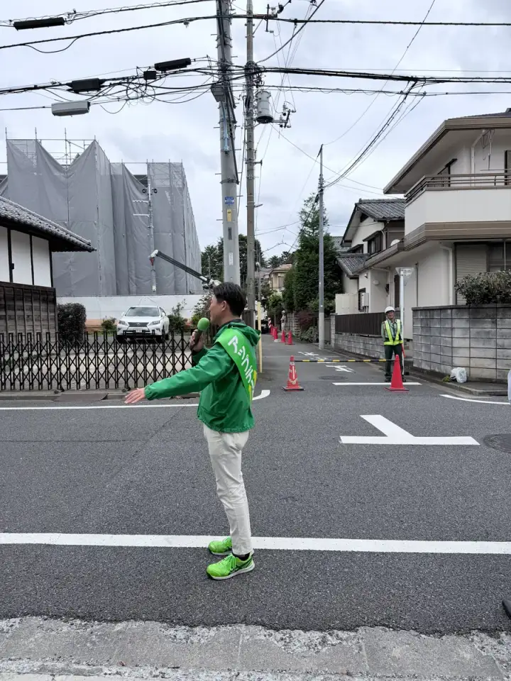 街頭1000本ノックの活動写真（6月4日 午前・荻窪・天沼・清水周辺）