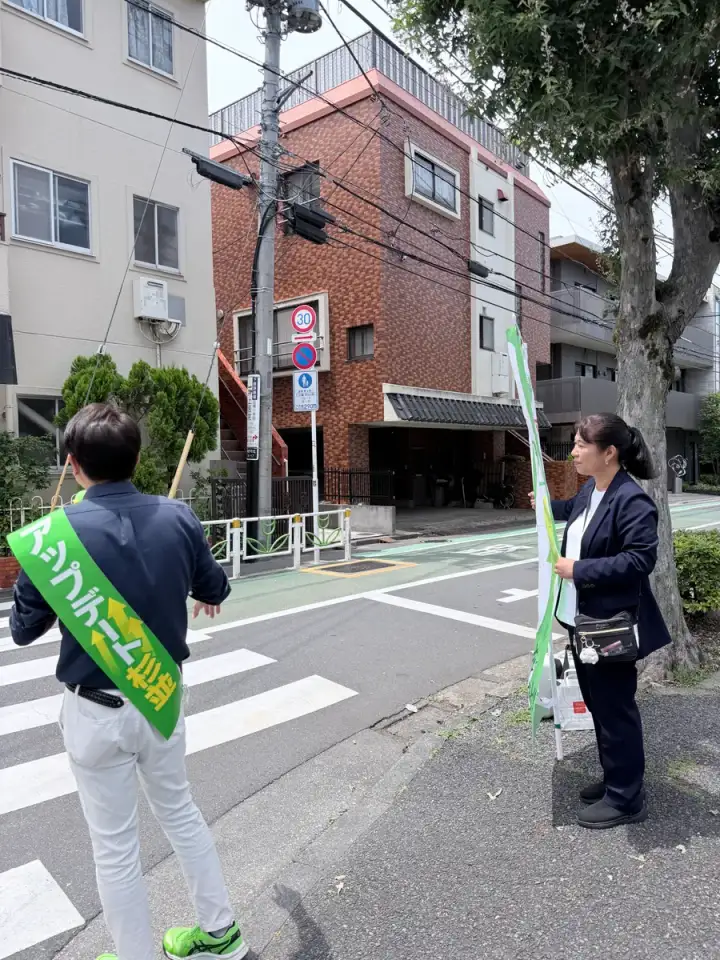街頭1000本ノックの活動写真（6月16日 午前・高円寺・和田・堀ノ内周辺）