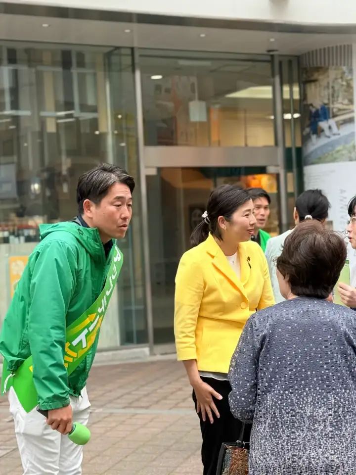 街頭1000本ノックの活動写真（6月5日 昼・荻窪・天沼・清水周辺）