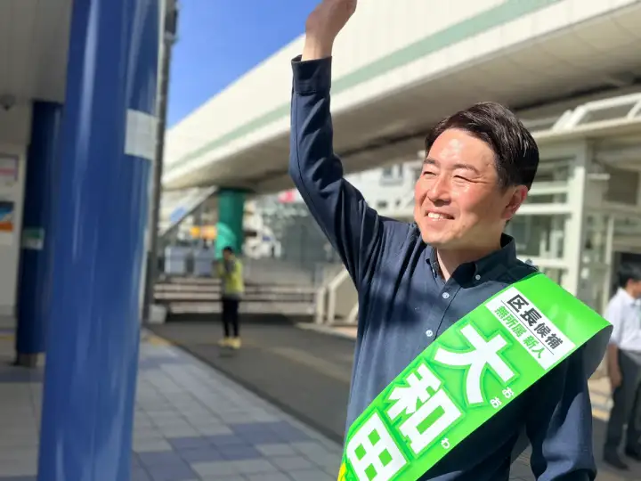 街頭1000本ノックの活動写真（6月22日 朝・井草・上井草・下井草周辺）