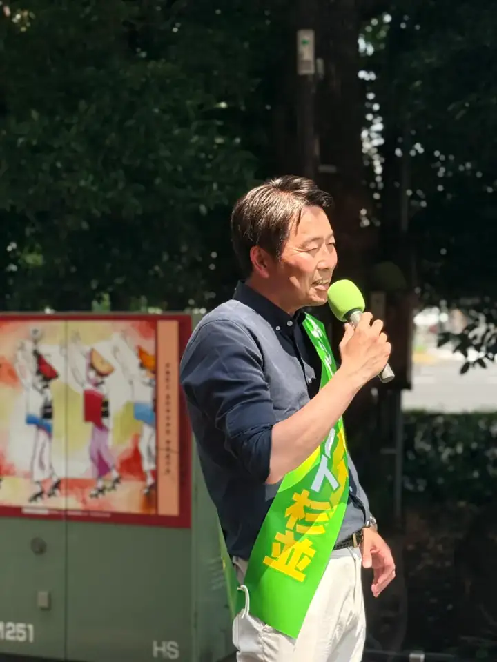 街頭1000本ノックの活動写真（6月13日 昼・高円寺・和田・堀ノ内周辺）