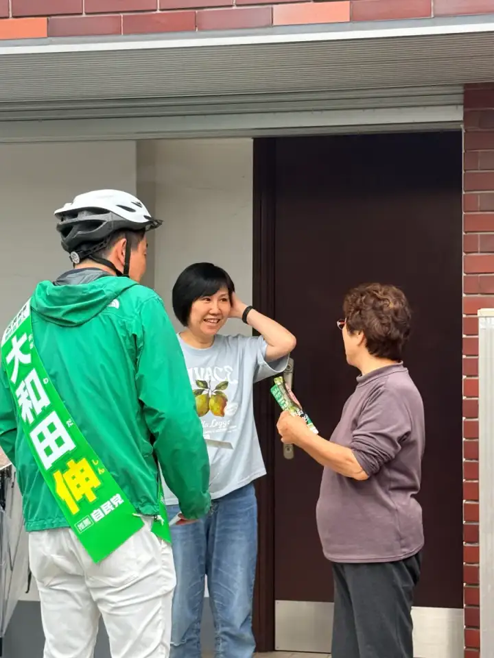 街頭1000本ノックの活動写真（6月21日 午前・高井戸・久我山・浜田山周辺）