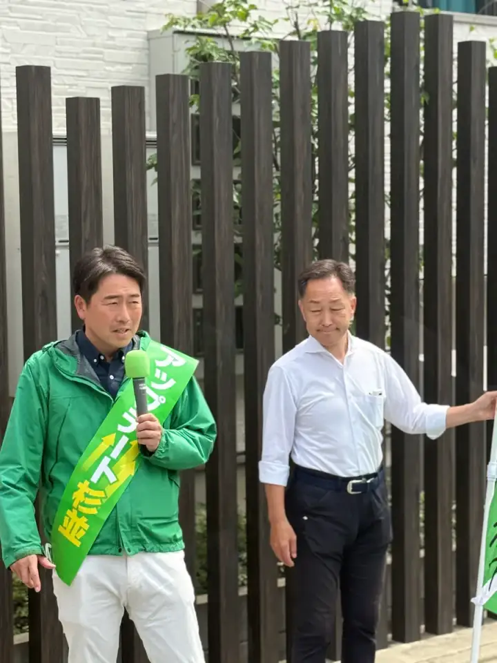 街頭1000本ノックの活動写真（6月11日 午前・高井戸・久我山・浜田山周辺）