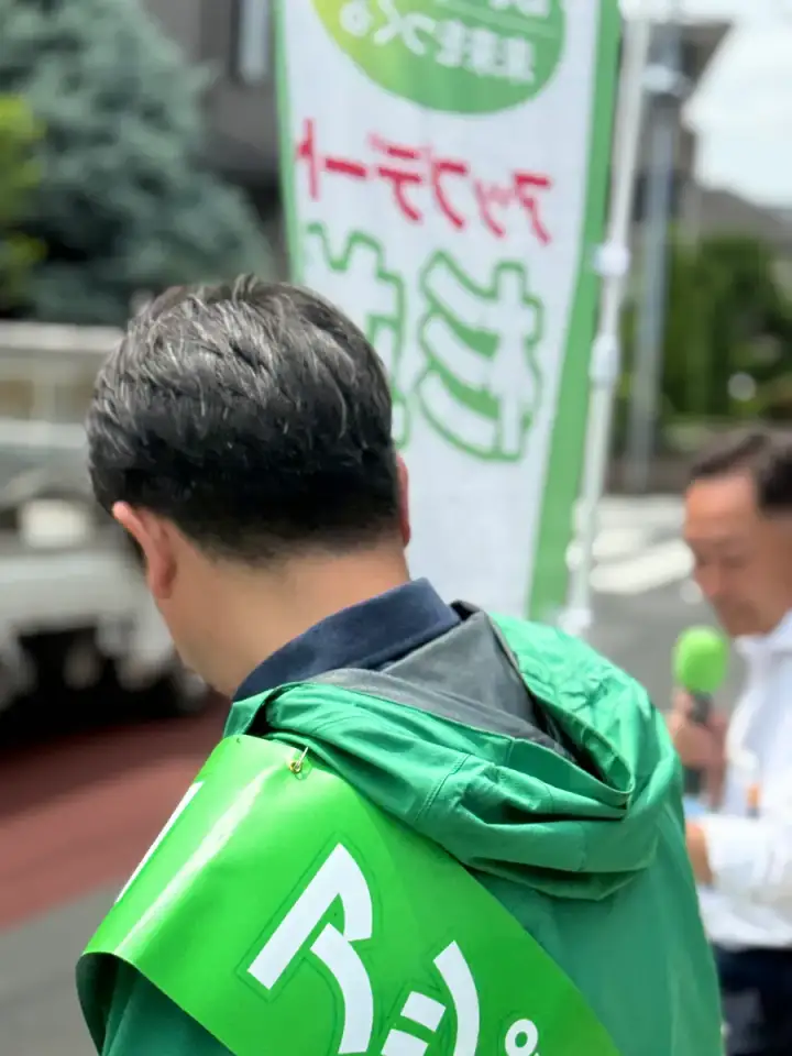 街頭1000本ノックの活動写真（6月11日 午前・高井戸・久我山・浜田山周辺）