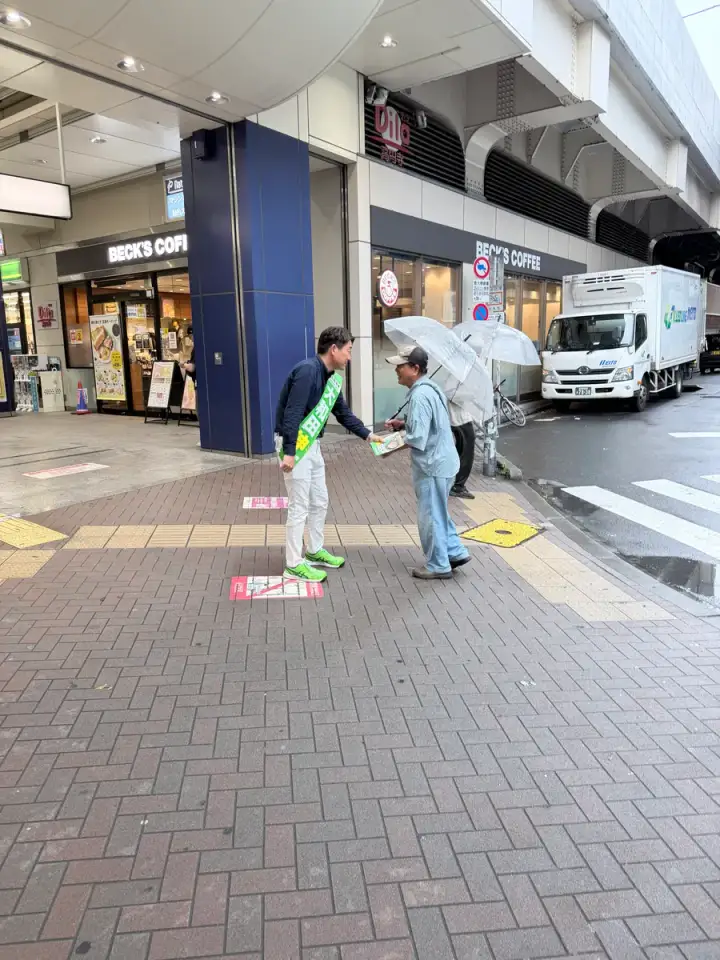 街頭1000本ノックの活動写真（6月27日 午前・高円寺・和田・堀ノ内周辺）