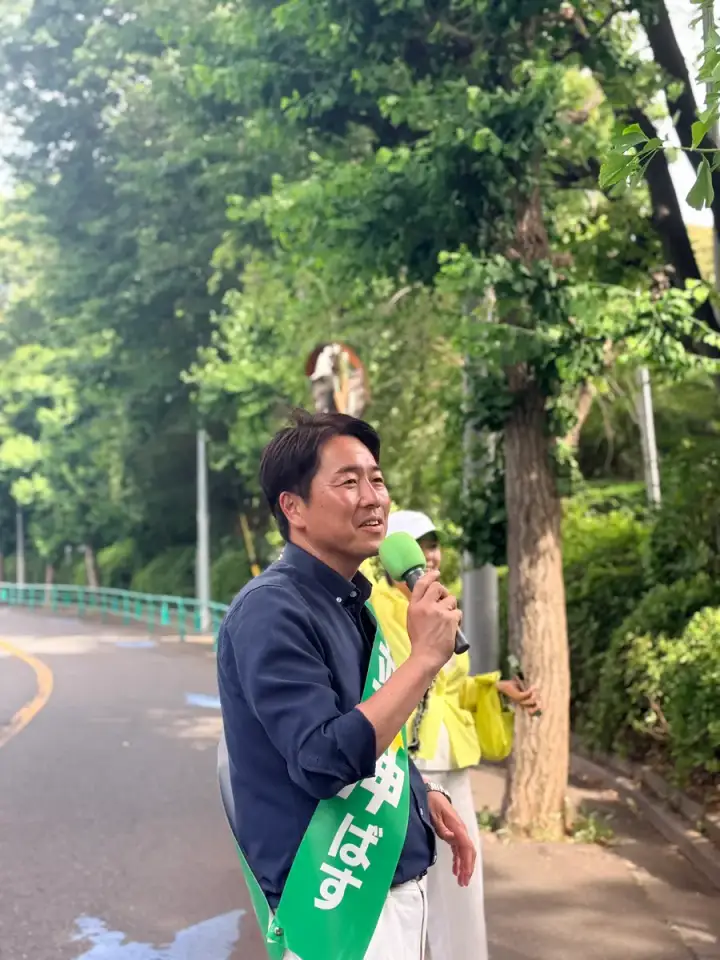 街頭1000本ノックの活動写真（6月17日 午後・高井戸・久我山・浜田山周辺）