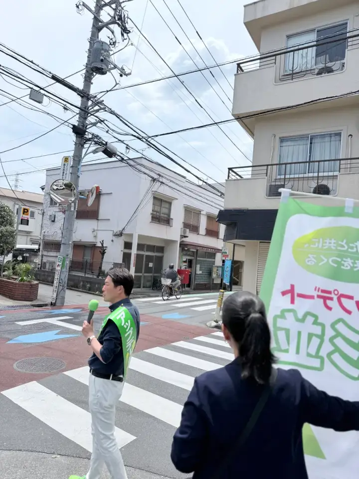 街頭1000本ノックの活動写真（6月16日 午前・高円寺・和田・堀ノ内周辺）