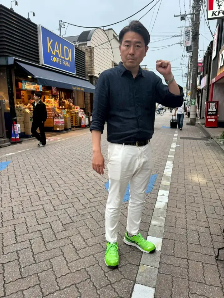 街頭1000本ノックの活動写真（6月2日 夕方・高井戸・久我山・浜田山周辺）