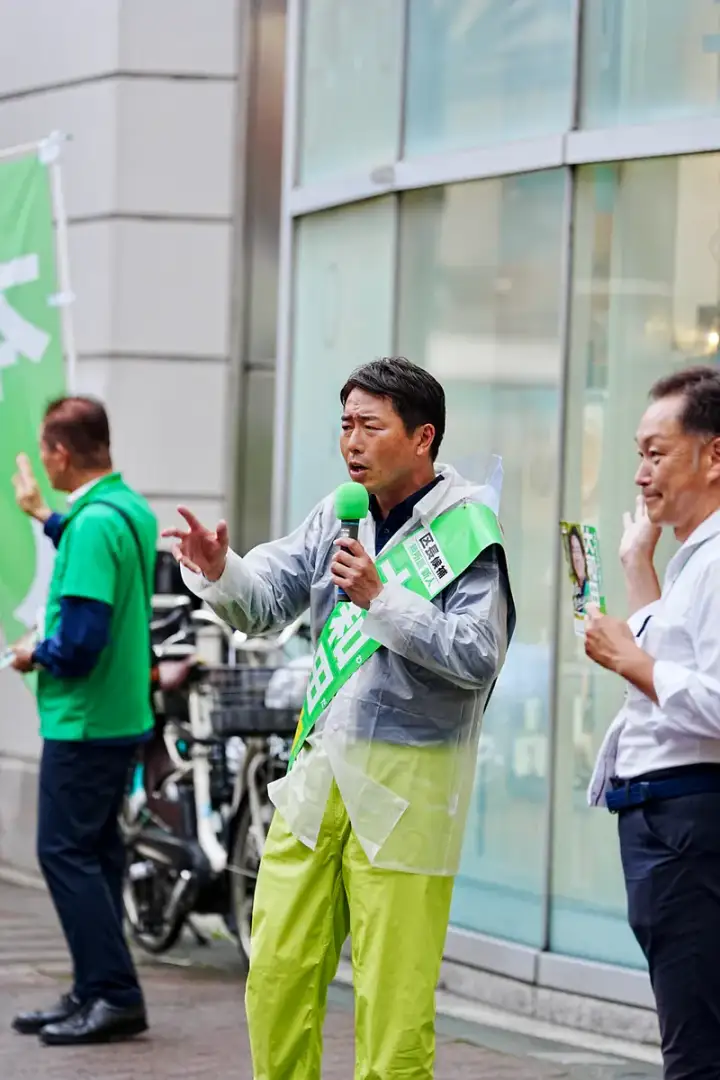 街頭1000本ノックの活動写真（6月27日 午後・阿佐谷・成田周辺）