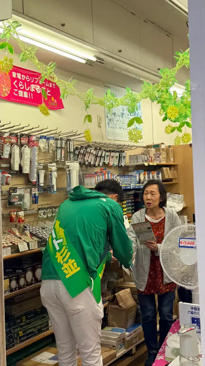 街頭1000本ノックの活動写真（6月5日 午前・阿佐谷・成田周辺）
