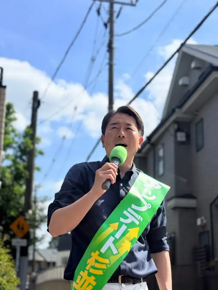 街頭1000本ノックの活動写真（6月6日 午後・高井戸・久我山・浜田山周辺）