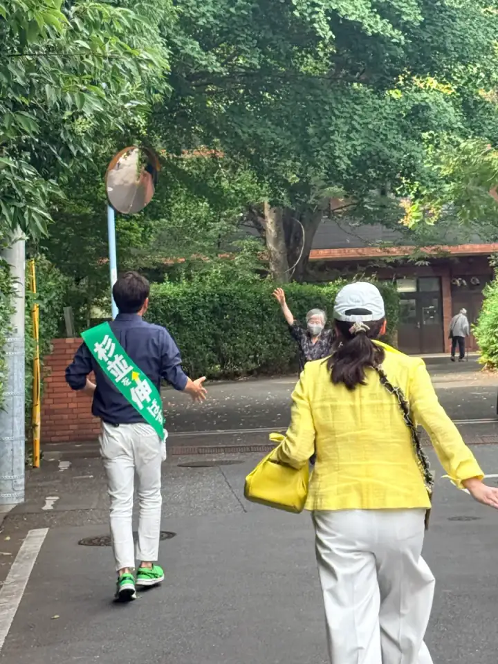 街頭1000本ノックの活動写真（6月17日 午後・高井戸・久我山・浜田山周辺）