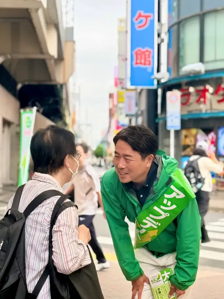 街頭1000本ノックの活動写真（6月7日 昼・高円寺・和田・堀ノ内周辺）