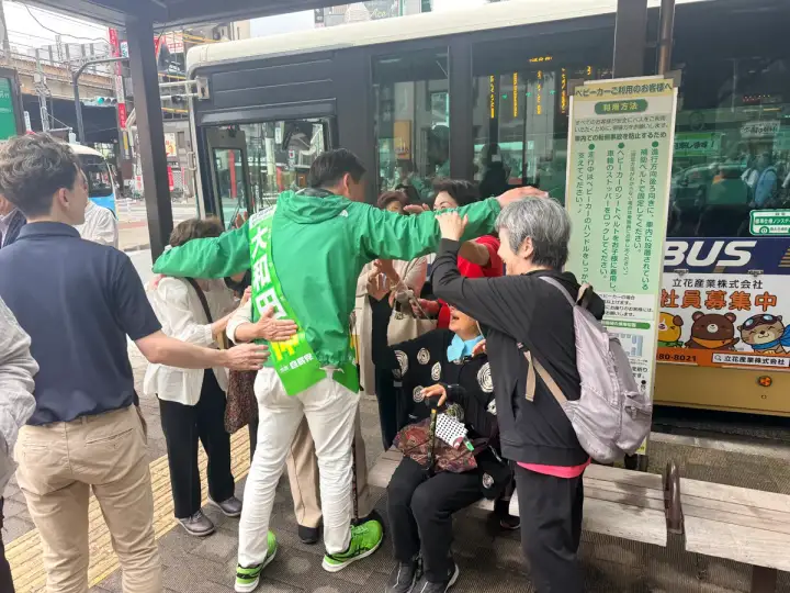 街頭1000本ノックの活動写真（6月21日 午後・阿佐谷・成田周辺）