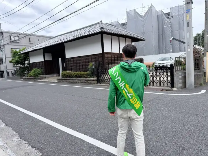 街頭1000本ノックの活動写真（6月4日 午前・荻窪・天沼・清水周辺）